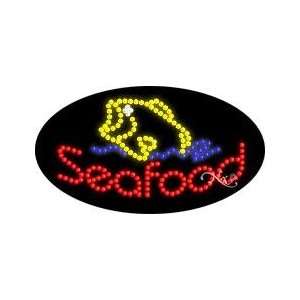    LABYA 24074 Seafood&Fish Animated LED sign: Office Products