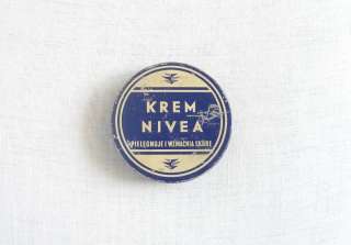Antique NIVEA cream tin box. Rare version, Nivea is a German company 