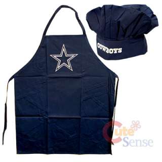 NFL Dallas Cowboys Chefs Cooking BBQ Apron / Hat Set  