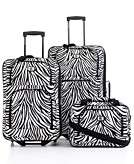    Zebra Luggage 3 Piece Set  