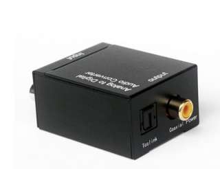 Analog Stereo to Digital Optical Coax Audio Converter  