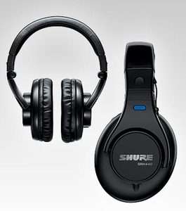 SHURE SRH440 PROFESSIONAL STUDIO HEADPHONES DJ AUDIO SOUND RECORDING