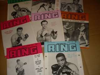 issues Australian Ring boxing Magazines 1958  19668+years Australian 