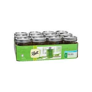  Ball Wide Mouth Canning Jar   Pint / 16 oz   Case of 12 