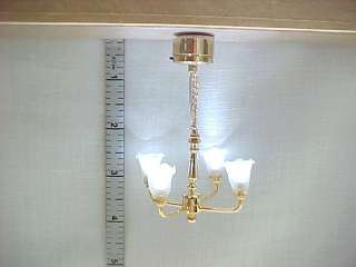 Battery Operated 4 Arm Lamp #CL9S Dollhouse Miniature  
