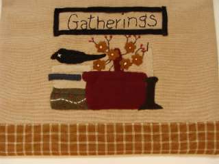 Primitive Country Gatherings Crow Table Runner 36  
