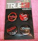 True Blood Button Badge Pack Fangtasia Merotte’s Pin
