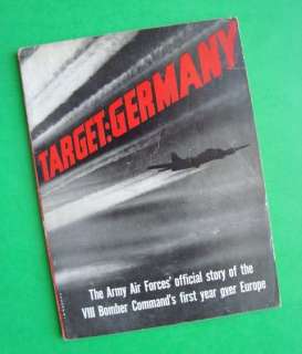 1943 TARGET GERMANY Official US 8th ARMY BOMBING REPORT  