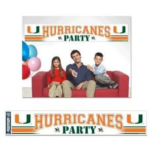  Miami Hurricanes Party Banners