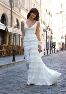   /Ivory Lace Beach Wedding Dress Bridal Gown Size Custom New♥  