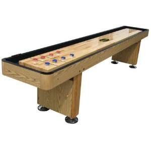 Berner Billiards Oak 9 Shuffleboard Table Sports 