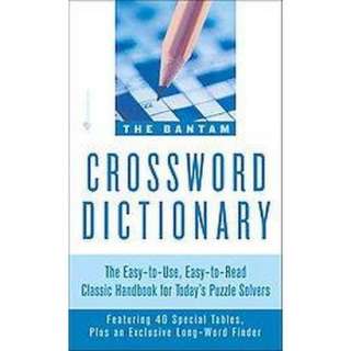 Bantam Crossword Dictionary (Reissue) (Paperback).Opens in a new 