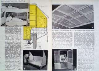    to Build 14 ft POP UP CAMPER Camping TRAILER 1958 DIY ARTICLE / PLAN