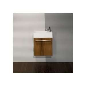    Counter Vanity W/ One Adjustable Shelf & Towel Bar MAR02 16 Black