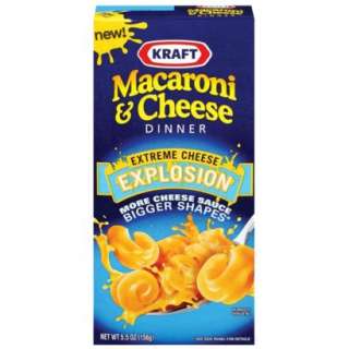 Kraft Extreme Cheese Explosion Macaroni & Cheese Dinner   5.5 oz 