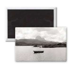  Lonely boat   3x2 inch Fridge Magnet   large magnetic 