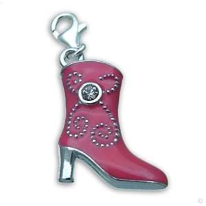   Charm Boots + zirkonia #9133, bracelet Charm  Phone Charm Jewelry
