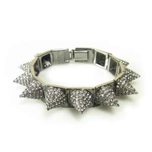  Cc Skye Pave Punk Princess Spike Bracelet Jewelry