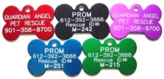 100 Tags Bulk Discount Shelter Rescue Dog & Pet ID Tag  