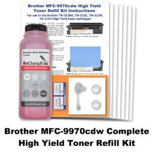  Brother MFC 9970cdw High Yield Magenta Toner Refill Kit 