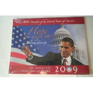  Obama 2009 Inaugural Collectors Calendar