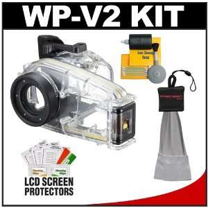  Canon WP V2 Waterproof Underwater Housing Case (130ft/ 40m 