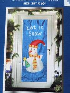 Christmas INFLATABLE Door Decoration/Cover Snowman NEW  