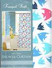 Crystal Bay Clear Frosted Vinyl Shower Curtain Liner NIP Semi Opaque 