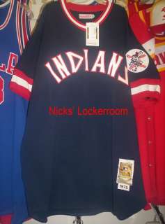   Mitchell & Ness 1975 Cleveland Indians D Eckersley Throwback Jersey 64