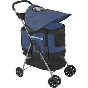  3 in 1 Blue Pet Stroller, Carrier & Car Seat: Pet Supplies