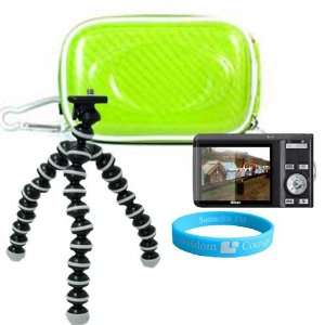  Hard Candy Green Glossy Carrying Case for Casio Exilim S12 