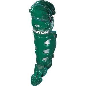 Easton Natural Series 14 Catchers Leg Guards   Dark Green   Equipment 
