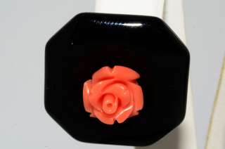 ONYX EARRING JACKETS WITH CORAL STUD EARRINGS WOW  