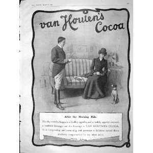   1904 ADVERTISEMENT VAN HOUTENS COCOA DRINK CHOCOLATE