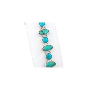  Two Colored Turquoise Chunky Bracelet 
