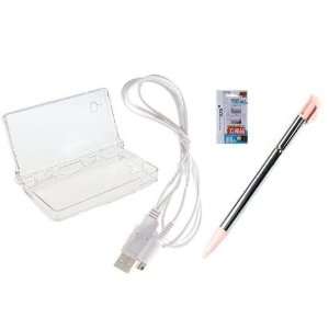 in 1 Combo for Nintendo DSi / NDSi Clear Crystal Hard Case + Screen 