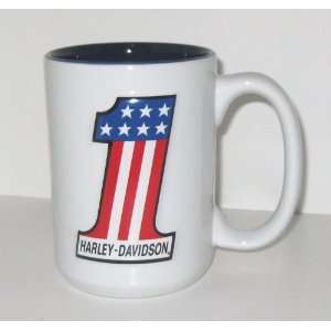   Davidson #1 Stars & Stripes Ceramic Coffee Mug: Sports & Outdoors