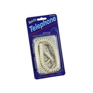15Ft Coil Phone Cord Ivory 