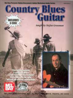 Country Blues Guitar Stefan Grossman Tab Book 3 Cds NEW  