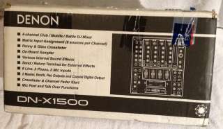 Denon Complete DJ Rig DN S5000+DN X1500 w/ Odyssey Laptop Ready Flight 