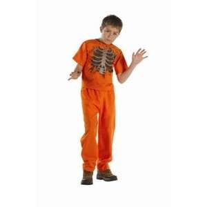  Orange Scary Convict   Child Small Costume Toys & Games