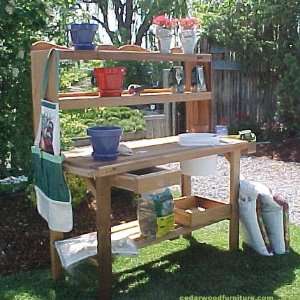   Wood Country Master Gardeners Bench   Unfinished Patio, Lawn & Garden
