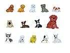 NEW GET 100 Adopt A Puppy # 3 Puppies Dogs Figures Figurines Party 