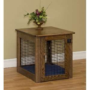  Chew proof Wooden Dog Crate Large Oak