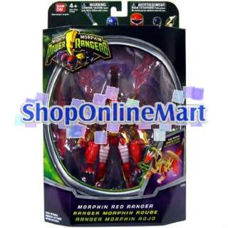 Power Rangers Morphin Red Ranger Action Figure  