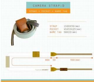 New DSLR SLR RF Camera Leather Strap Dreamer vogue Rope  