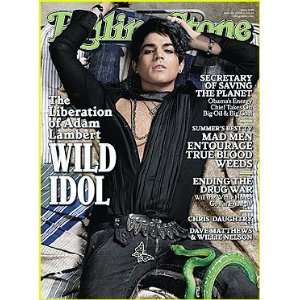  ADAM LAMBERT Rolling Stone Magazine 7/09 (issue 1081 