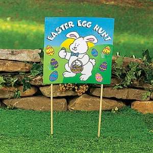  Easter Egg Hunt Yard Sign   Party Decorations & Yard 