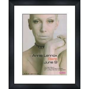  ANNIE LENNOX Bare   Custom Framed Original Ad   Framed 