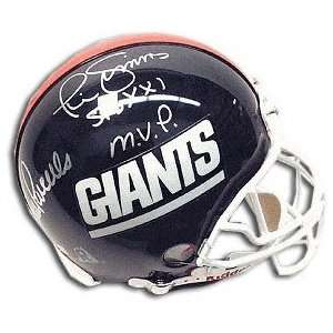Bill Parcells & Phil Simms Dual Autographed Helmet